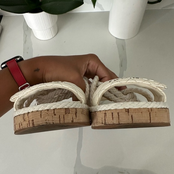 AUTHENTIC — Chanel Rope Sandals (37) - Picture 6 of 9